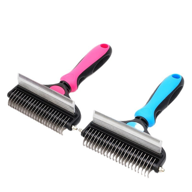 Pet Hair Unknotting Comb Thin Comb Two-in-one Beauty Products