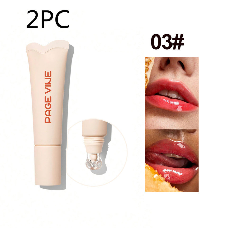 4-color Brightening Lip Balm Moisturizing Exfoliating Skin Long