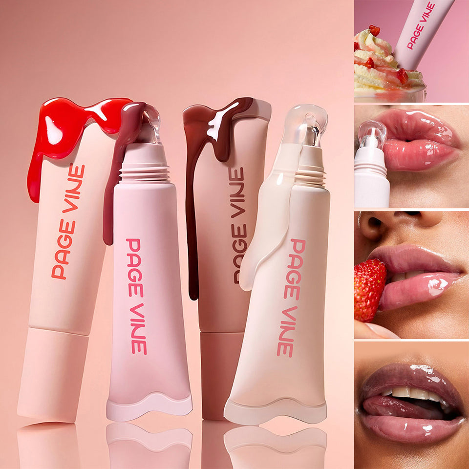 4-color Brightening Lip Balm Moisturizing Exfoliating Skin Long